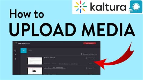 How To Upload Videos From Kaltura To Elearn Kaltura Via Elearn Ep