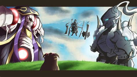 Ainz Vs Riku Aganeia Pdl Art Man Overlord™ Amino