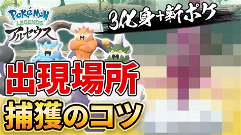 【レジェンズアルセウス】ランドロス、ボルトロス、トルネロスと新ポケモンの出現場所まとめ【pokémon Legends アルセウス