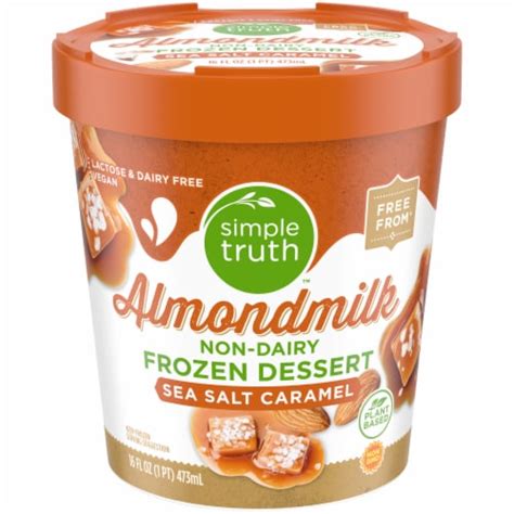 Simple Truth Dairy Free Sea Salt Caramel With Almond Milk Base Frozen