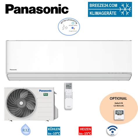 Panasonic Set Wandgerät Etherea 4,2 kW - CS-Z42XKEW + CU-Z42XKE R32 ...