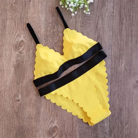 Multi Colored Women S Bikini Split Swimsuit With Lace Straps Small Fresh Swimsuit For Women