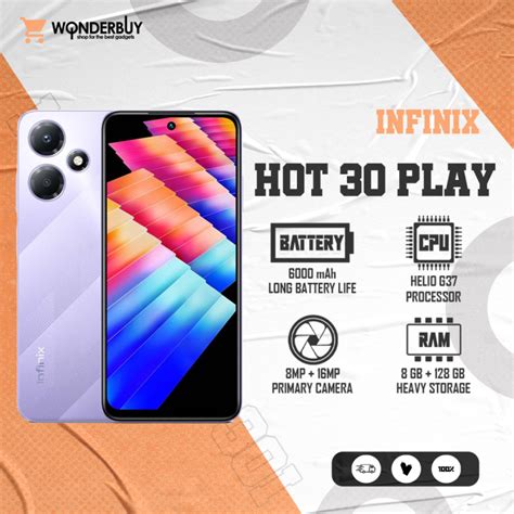 Infinix Hot Play Gb Rom Gb Rom Lcd Helio G Mah W Fast Charging