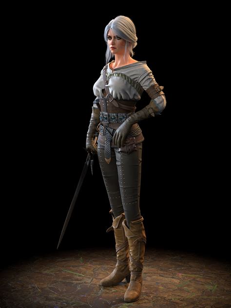 Finally got this done! Ciri Fan Art : r/3Dmodeling