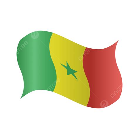 Senegal Flag Senegal Flag Senegal Flag Waving Png And Vector With