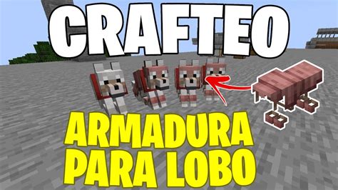 COMO CONSEGUIR Y CRAFTEAR UNA ARMADURA DE PERRO EN MINECRAFT 1 21