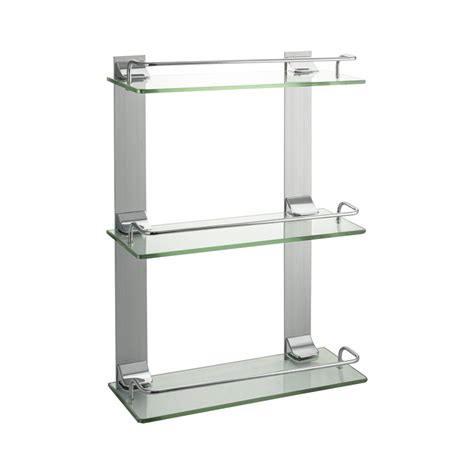 Полка для ванной комнаты Brimix 10203 Сан-АВК-10203 стекло 31.5x12.5 см ...