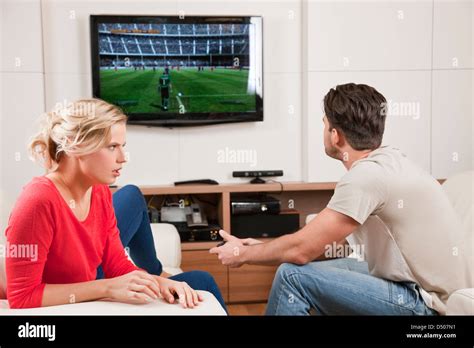 Man Playing Console Game Stock Photo Alamy