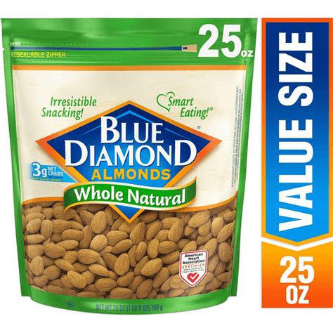 Blue Diamond, Whole Natural Almonds, 25oz Bag | Shop | FairPlay Foods