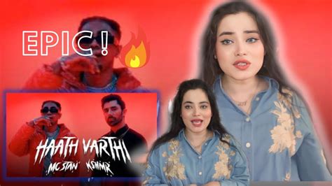 Mc Stan X Kshmr Haath Varthi Reaction Alfeenkhan Youtube