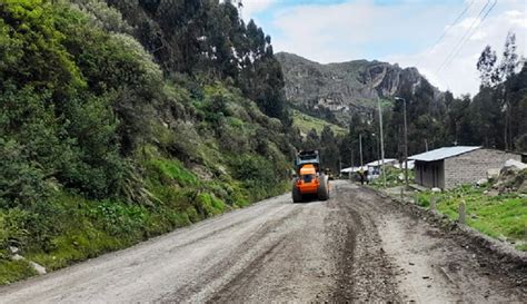 Mtc Inici Trabajos En El Corredor Vial Pativilca Molinopampa De Ncash