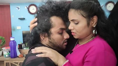 Vaishnavy Hot Boobs Press And Lip Lock By Sharun Raj Mallu Couple Hot Boobs Press And Lip Suck