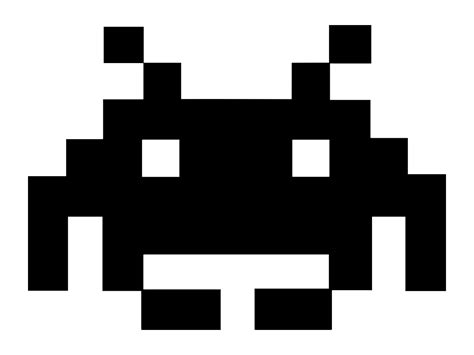 Space Invaders Stencil By Silver2012 On Deviantart