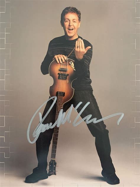 Paul McCartney signed photo | EstateSales.org