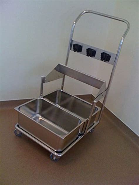 Micronovastainless Steel Push Cart And Bucket Systemfacility Safety