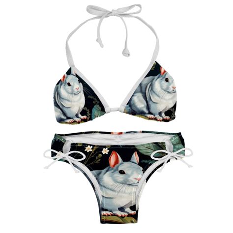 Tmall Detachable Sponge Adjustable Strap Bikini Set Two Pack Swimsuit Women Swim Suit Walmart