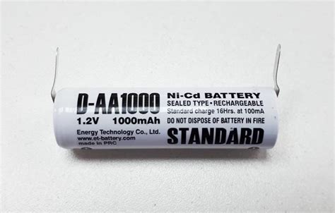 Аккумулятор Energy Technology AA OEM Standart D-AA1000T 1.2v 1000mAh Ni ...