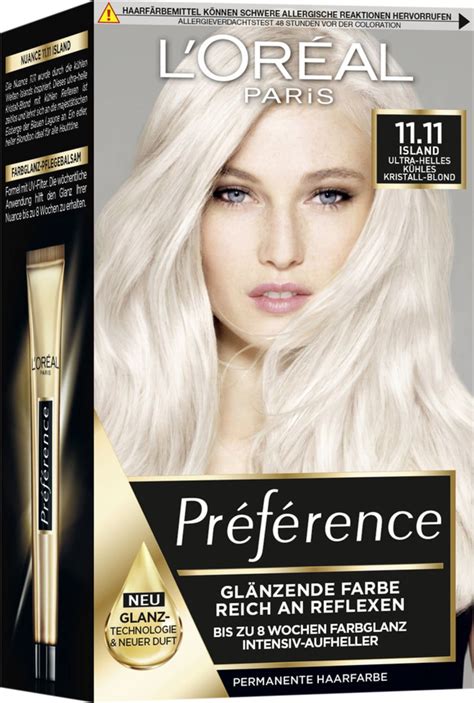 L'ORÉAL PARIS Préférence 11.11 Extra világos hűvös kristályszőke ...