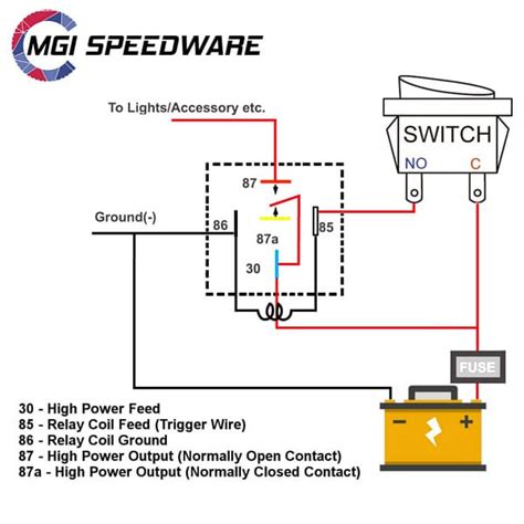 5 Pin 12 Volt Relay Wiring Diagram