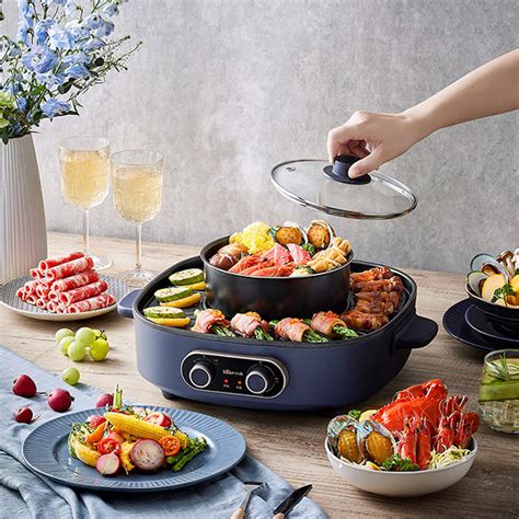 Bear In Electrc Hot Pot Grill From China Manufacturer Bear Electric Appliance