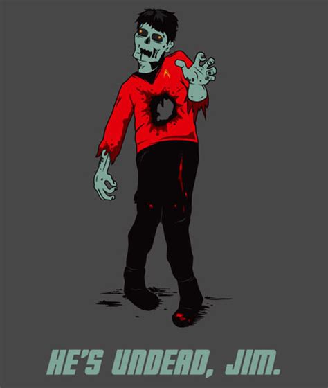 Zombie Star Trek T Shirt