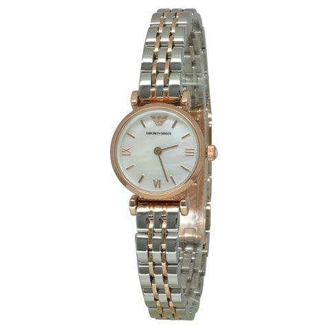 Silver And Gold Armani Watch Women's Outlet | bellvalefarms.com