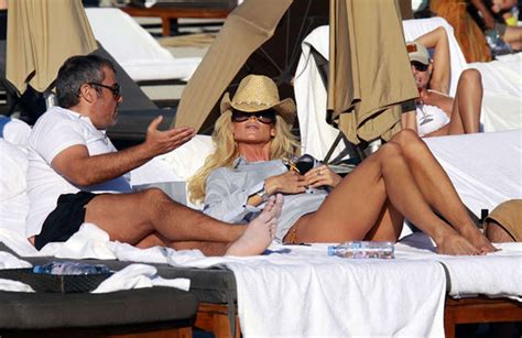 Victoria Silvstedt Exposing Her Body In Bikini On Beach And Her Pussy Upskirt Pa Porn Pictures