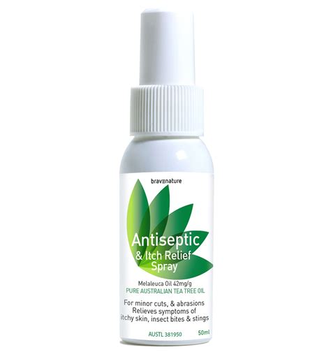 Brave Nature Antiseptic Itch Relief Spray 50ml | Medshop Australia