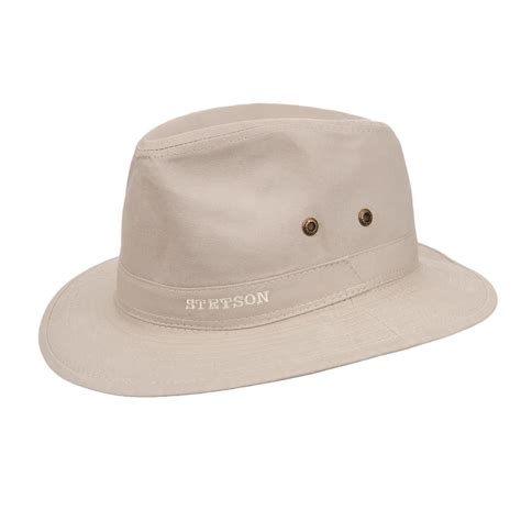 Stetson Traveller Hat Delave Organic Cotton Online Hatshop For