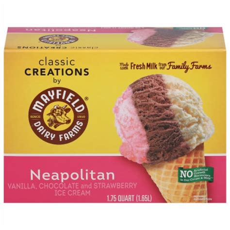 Mayfield Dairy Farms® Classic Creations Neapolitan Ice Cream Tub 1 75