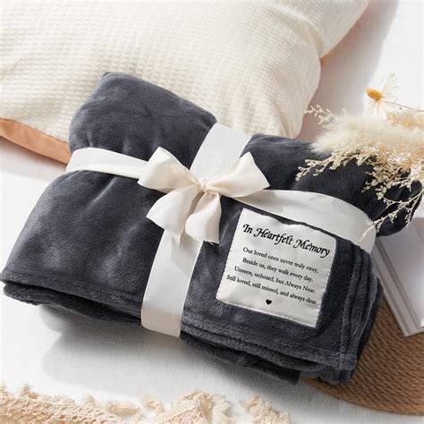 Amazon.com: Memorial Sympathy Gifts Blanket - In Heartfelt Memory