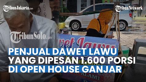 Sosok Penjual Dawet Lawu Yang Dipesan 1 600 Porsi Untuk Open House