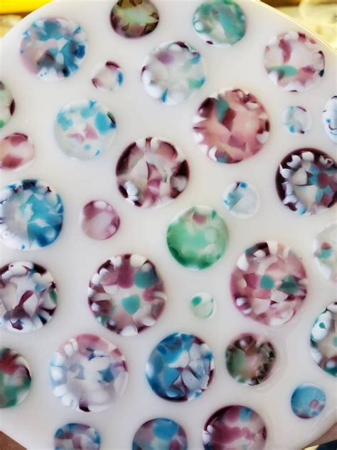 Coe 96 Glass Fusing Confetti Blobs Pink Navy Blue White 97 Dots Bulk