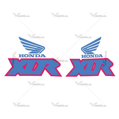 Комплект наклеек Honda XLR-250 - Наклейки на мотоцикл - МОТОХИТ