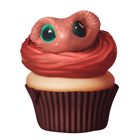 Snake In A Cupcake Graphic · Creative Fabrica
