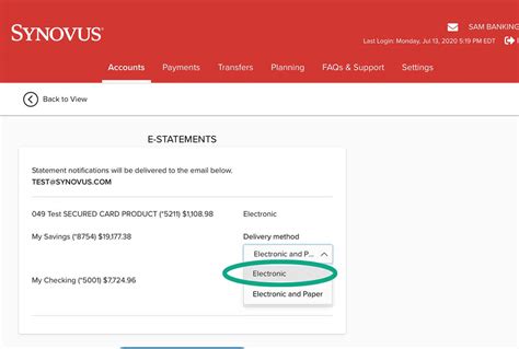 My Synovus Improvements - Synovus