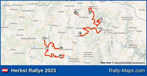 Streckenverlauf Herbst Rallye Rallyekarte De