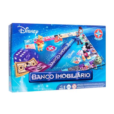 Banco Imobiliario Ri Happy - Jogo De Tabuleiro - Banco Imobiliário - Disney - Estrela - Ri Happy