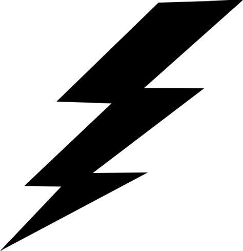 Lightning Bolt Outline - Cliparts.co