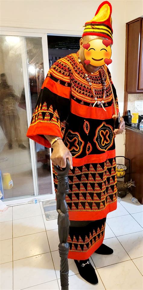 Bamenda Traditional Men S Wear Men S Attire Toghu Wear Bamileke Wear