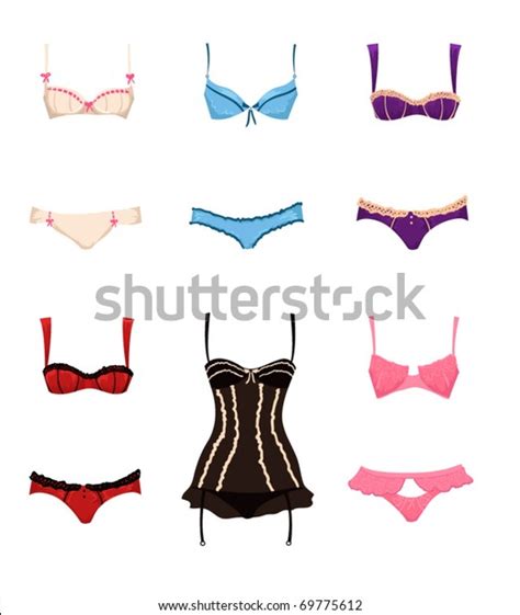 Vector Set Lingerie Stock Vector Royalty Free