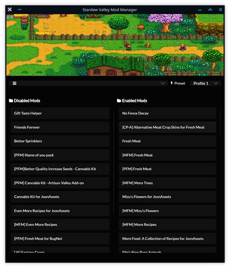 Github Tricked Devstardew Mod Manager A New Type Of Mod Manager For Stardew Valley Written