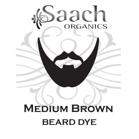 Medium Brown Natural Beard Dye | SAACH ORGANICS