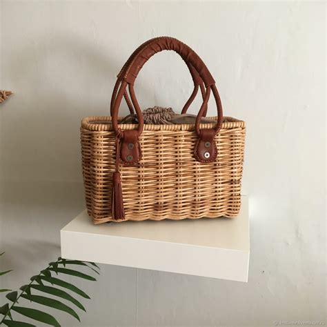 Сумка плетеная женская,ручная работа, сумка классическая корзина на ...