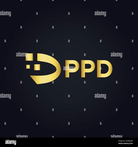 Ppd Logo P P D Design White Ppd Letter Ppd P P D Letter Logo Design