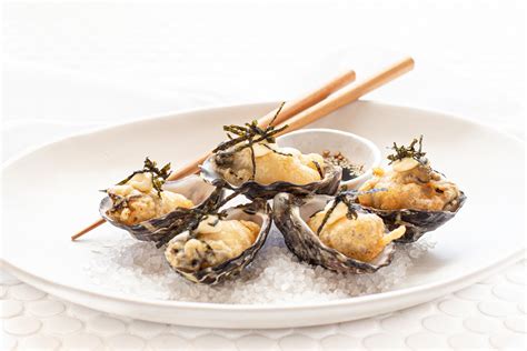 Tempura Coffin Bay Oysters With Ponzu Sauce Angelakis Bros