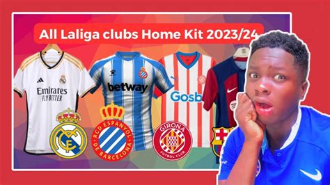 All Laliga Clubs Home Kit For Season Youtube