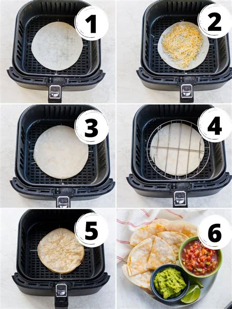 how to make quesadilla in air fryer