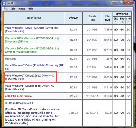 Latest Realtek HD Audio Driver Version - Page 69 - Windows 7 Forums