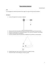 Pendulum experiment - gravitational acceleration .pdf - Physics ...